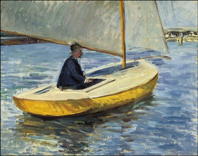 The Yellow Boat by Gustave Caillebotte